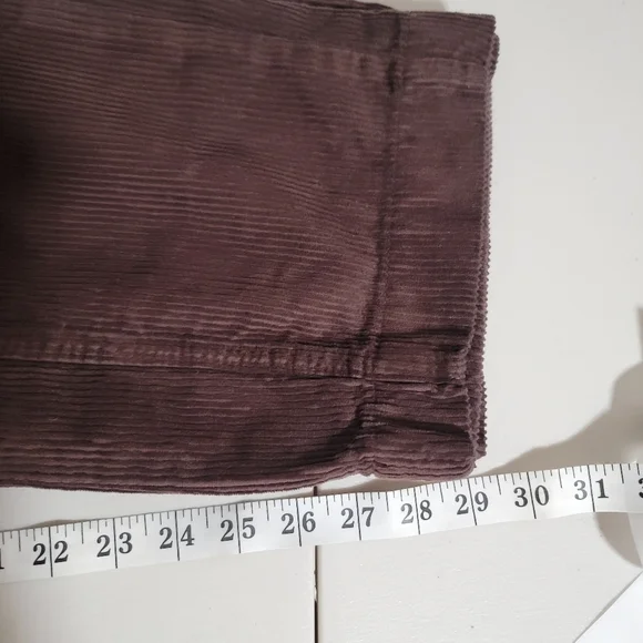 NEW Free People Tahiti Corduroy Cargo Boho Gorpcore Chocolate Brown Pants Size M - Picture 12 of 14